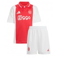 Ajax Brian Brobbey #9 Replica Home Minikit 2024-25 Short Sleeve (+ pants)